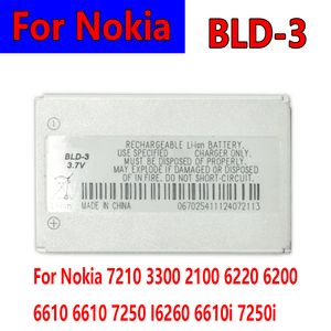 BLD-3 แบตเตอรี่สำหรับโนเกีย 7210 3300 <span class=keywords><strong>2100</strong></span> 6220 6200 6610 6610 7250 I6260 6610i 7250i แบตเตอรี่ BLD3 BLD 3 - Product Image 1