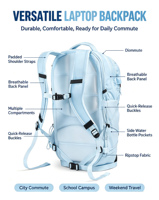 Sac à dos pour ordinateur portable léger antivol avec logo personnalisé, sac de voyage imperméable, sac de randonnée, sac de sport pour femme et homme, grande capacité