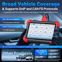 Escáner de Diagnóstico Automotriz XTOOL D7X para Vehículos, Disponible en la UE, Analizador Universal de ECU, Herramienta OBD2 Bidireccional con Más de 39 Funciones de Reinicio