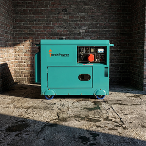 Gruppi Elettrogeni <span class=keywords><strong>Diesel</strong></span> Silenziosi Monofase e Trifase 6KW 6KVA <span class=keywords><strong>con</strong></span> Motore a Bassa Rumorosità per Lavori Stradali e Sanitari - Product Image 1