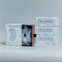 Boîte en carton rigide de 2 mm, personnalisée, haut de gamme, biodégradable, écologique, réutilisable, avec fermeture magnétique et poignée, pour masque pour les yeux et soins de la peau