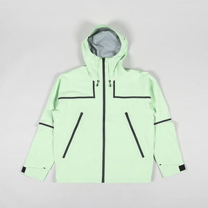 <span class=keywords><strong>Chaqueta</strong></span> Cortavientos Deportiva Personalizada, <span class=keywords><strong>Chaqueta</strong></span> Rígida con Goretex, Verde Pátina Recortada - Product Image 1