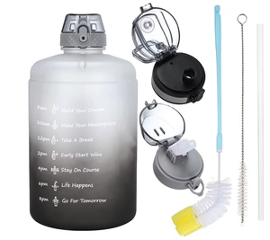 Custom New Style 128 OZ Promotional Plastic Gym Water Bottle Bucket Large Capacity Sport Water Bottle