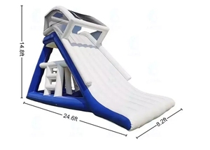 Inflatable PVC <strong>Water</strong> Slide for Kids and Adults <strong>Summer</strong> Outdoor Backyard <strong>Fun</strong> for Splash Play Park and Pool Party