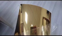 Nouvelle Arrivée Tapis d'Allée Amovible Rétro Moderne Effet Miroir, Meilleure Vente, pour Piste de Danse Professionnelle, Mariages et Événements, en Matériau PET