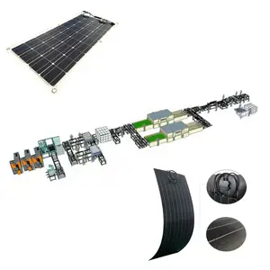 Máquina de fabricación de módulos fotovoltaicos, solución giratoria de 10-30MW, línea de producción de paneles solares