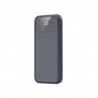 Banque d'alimentation portable d'urgence Li-Polymère 10000mAh avec écran LED, charge rapide et sortie 20W