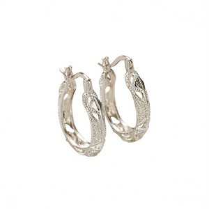 Orecchini a Cerchio in Argento E2514, Gioielli Classici da Donna in Lega, Placcatura Nera e Oro - Product Image 1