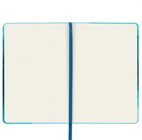 Journal de gratitude à couverture rigide en papier écologique de haute qualité avec bande élastique conception personnalisée cahiers à pois imprimés en papier