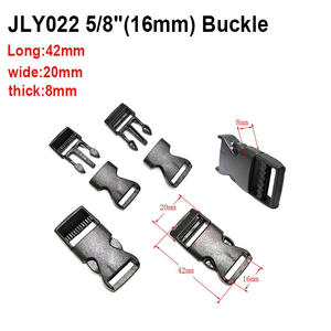 สายรัดกระเป๋าแบบปรับได้ ผลิตจากพลาสติกที่เป็นมิตรกับสิ่งแวดล้อม สีดำด้าน พร้อมหัวเข็มขัดปลดเร็ว ทนทาน กันน้ำ เหมาะสำหรับการใช้งานทางยุทธวิธี - Product Image 2