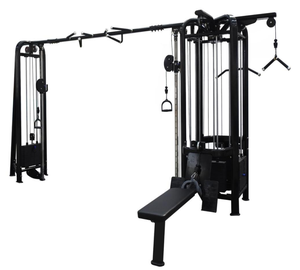 Équipement <span class=keywords><strong>de</strong></span> fitness en métal le plus vendu, appareil multifonctionnel, machine Smith, croisement <span class=keywords><strong>de</strong></span> câbles, noir rouge, boîte <span class=keywords><strong>de</strong></span> gym - Product Image 1