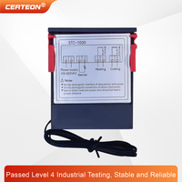 Termostat universal pemanas dan pendingin STC-1000 STC-3000 12V 24V 220V pengontrol suhu inkubator