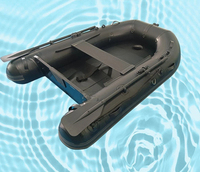 Bateau de pêche gonflable Bellyboat élargi et résistant à l'usure en PVC pour 8 personnes, écologique