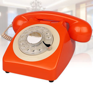 Téléphone rotatif vintage antique Téléphone à carte sans fil rétro Téléphone fixe pour bureau à domicile Hôtel Téléphones filaires - Product Image 4