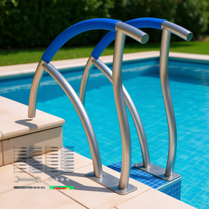 Barandilla para Piscina Db Wholesale de 30 Pulgadas, Acero Inoxidable 304, Resistente, para Escaleras de Piscina, Capacidad de Carga de 375 Libras - Product Image 2