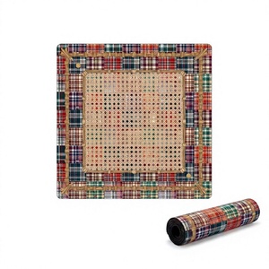 <span class=keywords><strong>DOMINO</strong></span> FADED CAROLINA Tigredetartan Series Tappetino Pieghevole di Lusso per Mahjong, Antiscivolo in Gomma, Resistente all'Acqua, Portatile per Poker - Product Image 1