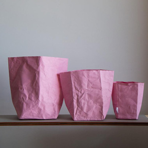 NiceDuPont paper <b>storage</b> <b>basket</b> customization, washable Nordic style flower pot cover, Korean style minimalist desktop <b>storage</b> - Product Image 1