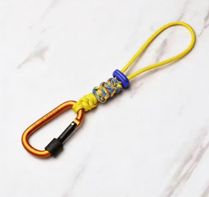 Sangle de clé tressée à la main au design original, pendentif métallique léger de 35g en plusieurs couleurs pour accessoires de sac - Product Image 5