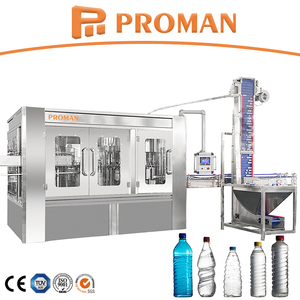 <span class=keywords><strong>Machine</strong></span> complète de remplissage et d'embouteillage pour bouteilles en plastique de 33cl, 50cl, 150cl, pour eau minérale, boissons, jus et sodas - Product Image 1