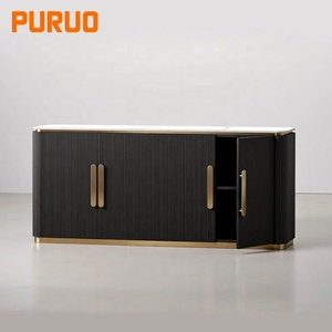 Credenza Classica in Legno Massello di Mogano, Multifunzionale per Arredamento Casa, Buffet e Decorazione Camera da Letto - Product Image 3