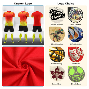 Conjunto de Uniforme de Fútbol para Hombre, Corte Automatizado, Camiseta y Calcetines de Fútbol, 100% Poliéster, Secado Rápido, Transpirable, Ropa Deportiva de Manga Corta para Verano - Product Image 5