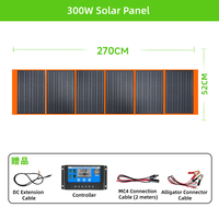 Panel Solar Monocristalino Plegable de 60W, Resistente al Agua, con 22% de Alta Eficiencia, Cargador Solar para Camping, RV y Uso Fuera de la Red