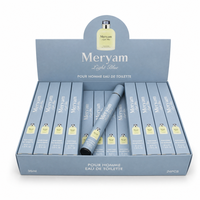 Pour Elle Eau de Parfum en Spray Bleu Ciel Flacon Élancé Boîte Pétales Marbrés Intérieur Lumineux Élégant Longue Durée