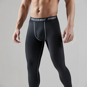 Gimnasio Fitness hombres de secado rápido Pantalones deportivos Leggings alto elástico transpirable de talla grande apretado hombres Leggings para el Deporte - Product Image 4