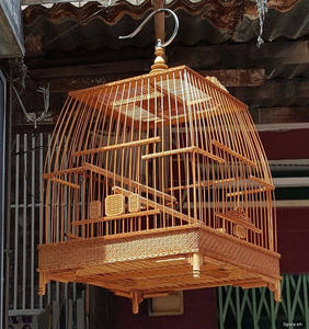 Cage à oiseaux en bambou pour la décoration - Product Image 5