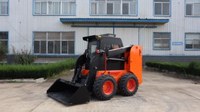 CASDE ASV 5-Tonnen-Kompaktlader mit Rädern, Niedriger Kraftstoffverbrauch, Langlebig, Hoher Lastmoment für Baustellen, Sand- und Kiesflächen