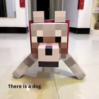 Mainan Model Anjing Serigala Anime Origami 3D Idol Kondisi Baru Simulasi Film Kertas Polos Bahan ABS Menampilkan Frozen