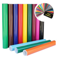 Film vinyle de découpe couleur brillant mat KUNMAO pour la découpe de lettres, vinyle adhésif permanent