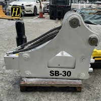 SB30 OEM Hydraulikhammer für 2,5-4,5 Tonnen SK35SR Bagger, Seitenmontage-Typ mit Akkumulator, Hohe Effizienz