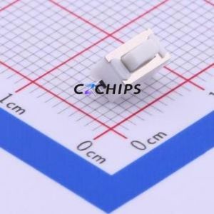 1TS002C-2600-5000-CT Tactile Switch SMD,6x3.5mm Switch Single Pole Single Throw Rectangle Button 2.6N Vertical Mount - Product Image 1