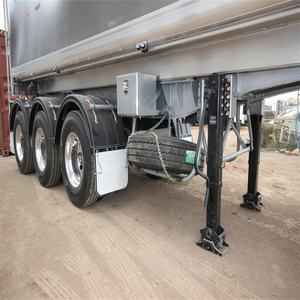 Berkley รถพ่วงเทรลเลอร์อะลูมิเนียมสำหรับ40Cbm รถดัมพ์ท้าย10.5*2.5*3ม. รถดัมพ์รูปรถตู้พร้อมรางใส่เมล็ดพืช - Product Image 5