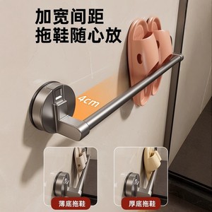 Soporte para zapatillas de baño con ventosa, 5.5 cm de profundidad, organizador de almacenamiento duradero para zapatos de baño - Product Image 2