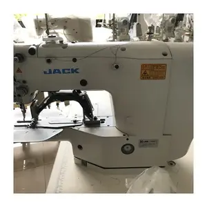 Secondhand Jack JK T1904BS Electronic Bartack Machine Single Needle Double Thread Fully Automatic Elastic Band Splicing Machine