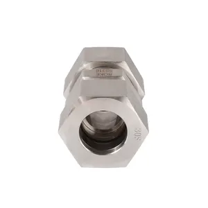 Compression Fitting Single Ferrule Compression Fitting Stainless Steel Light 6L-42L Hydraulic Fittings Hydraulic Tube Fitting