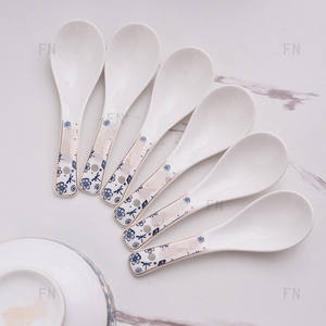 Ensemble bol et cuillère en céramique de luxe européen de vente chaude - Product Image 5