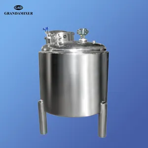 Equipo de almacenamiento químico de alimentos de acero inoxidable tanque de mezcla de grado alimenticio para bebidas tanque de homogeneización