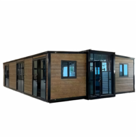 Maison préfabriquée mobile à 2 étages, bureau modulaire en kit, maison conteneur extensible