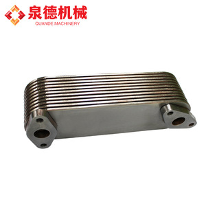 แกนทำความเย็นน้ำมันเครื่อง Sany Heavy Industry GAC Hino 700 อะไหล่เครื่องยนต์เซี่ยงไฮ้ฮีโน่สำหรับรถบรรทุก - Product Image 1