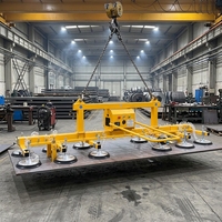 Lève-charge à vide pour tôles métalliques UNW, largement utilisé, 100-2000 kg, lève-charge à vide professionnel pour l'adsorption et le transport de plaques de fer