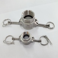 WAKAMATSU OEM 하이 퀄리티 Camlock 커플링 3/4 ''/8'' D 타입 Camlock 커플링 스테인리스 스틸 304 FF JIS