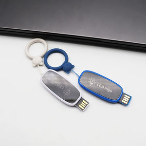 Regalo de negocios personalizado LED Light stick CLE Memory <span class=keywords><strong>promo</strong></span> regalos pendrive llavero 1GB 2GB 4GB 8GB disco al por mayor Usb Flash Drive - Product Image 1