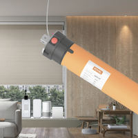Moteur tubulaire moderne et minimaliste pour écran de projection à enroulement intelligent, télécommande, en aluminium, pour fenêtre, bureau, intérieur