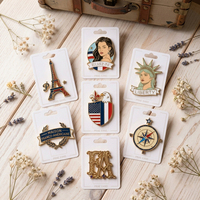 Muestra Gratuita, Diseño Personalizado, Moderno Estilo Feng Shui Anime, Broches de Aleación de Zinc Ecológicos y Personalizables
