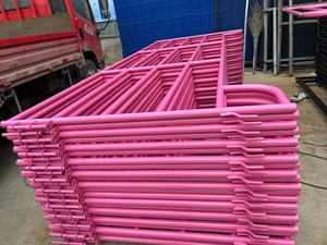 5ft * 10ft trang trại corral di chuyển Heavy Duty mạ kẽm kim loại hàng rào Bảng điều chỉnh cho chăn nuôi ngựa gia súc chăn nuôi trong bút - Product Image 3