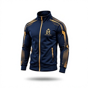 Chándal Azul Marino para Hombre LONG MISSION, Manga Larga con Cremallera, Deportivo, Transpirable, Corte Regular, Ropa de Invierno, 100% Algodón, Ligero - Product Image 6