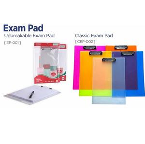 Unbreakable Exam <b>Pad</b> Clipboard with Durable Lightweight High Quality Hard Plastic <b>Writing</b> Board with Smooth Surface - Product Image 1